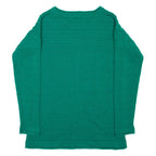 CREW CLOTHING Womens Jumper Green Tight Knit S