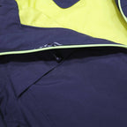 HELLY HANSEN Mens Black & Yellow Outdoor Jacket S Polyamide Hooded Zip Stand-Up