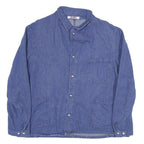 ESCO Mens Blue Cotton Blend Button Jacket M Denim Workwear Casual