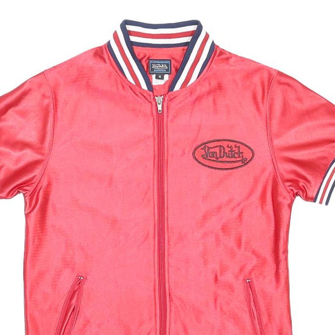 VON DUTCH Womens Red Graphic T-Shirt Short Sleeve Crew Neck Polyester M