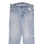 DICKIES Mens Regular Fit Light Blue Denim Jeans W36 L31 Cotton Blend Zip Classic