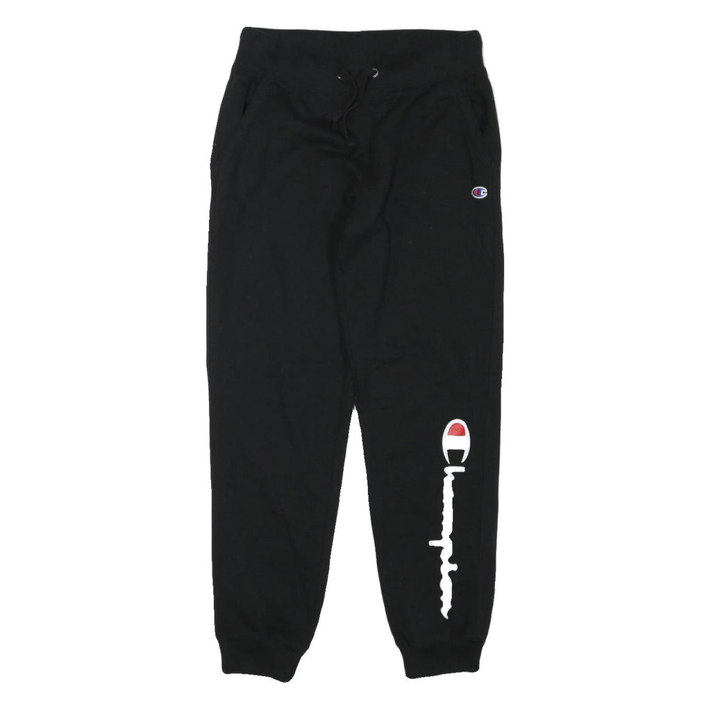 CHAMPION Mens Joggers Black M W30 L29 Cotton Blend Regular Tapered Jogging