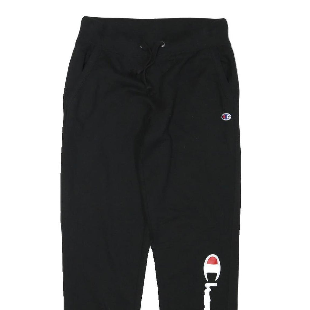 CHAMPION Mens Joggers Black M W30 L29 Cotton Blend Regular Tapered Jogging