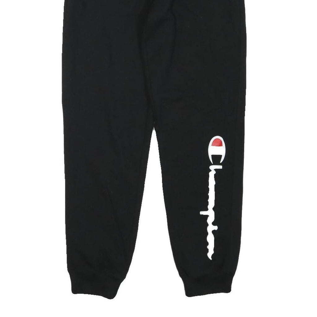 CHAMPION Mens Joggers Black M W30 L29 Cotton Blend Regular Tapered Jogging