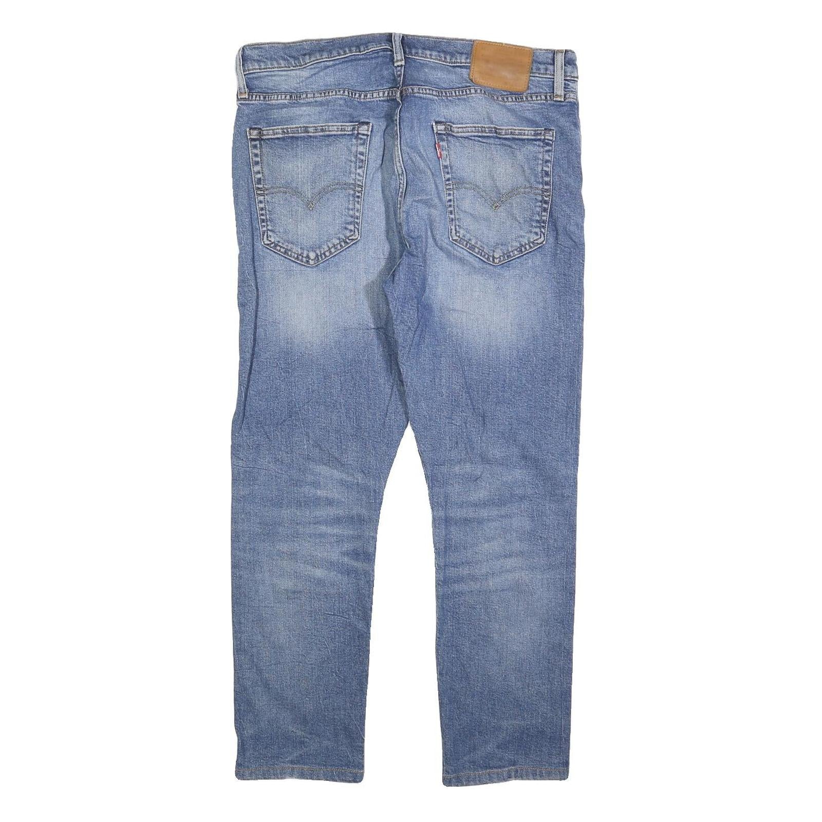 LEVI'S 512 BIG E Mens Jeans Blue Slim Straight Denim Medium W36 L27 Vintage