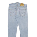 LEVI'S 512 BIG E Mens Slim Light Blue Denim W29 L30 Slim Fit Jeans Zip Closure