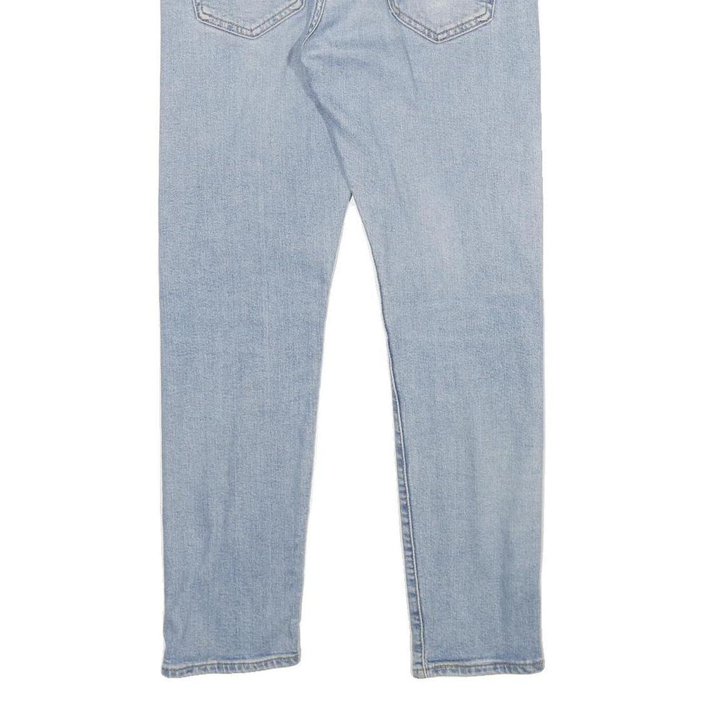 LEVI'S 512 BIG E Mens Slim Light Blue Denim W29 L30 Slim Fit Jeans Zip Closure