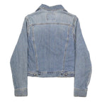 LEVI'S Womens Blue Denim Button Jacket S Cotton Classic Casual