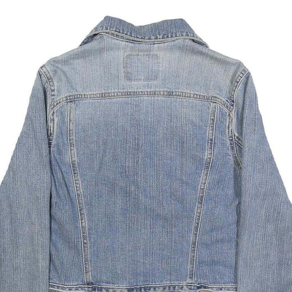LEVI'S Womens Blue Denim Button Jacket S Cotton Classic Casual