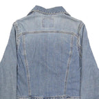 LEVI'S Womens Blue Denim Button Jacket S Cotton Classic Casual