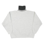 WOE Mens Grey & Black Sweatshirt Roll Neck XL Team Spirit Casual Pullover