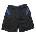 REEBOK Mens Black & Blue Sports Casual Polyester Shorts XL W34