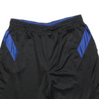 REEBOK Mens Black & Blue Sports Casual Polyester Shorts XL W34