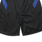 REEBOK Mens Black & Blue Sports Casual Polyester Shorts XL W34