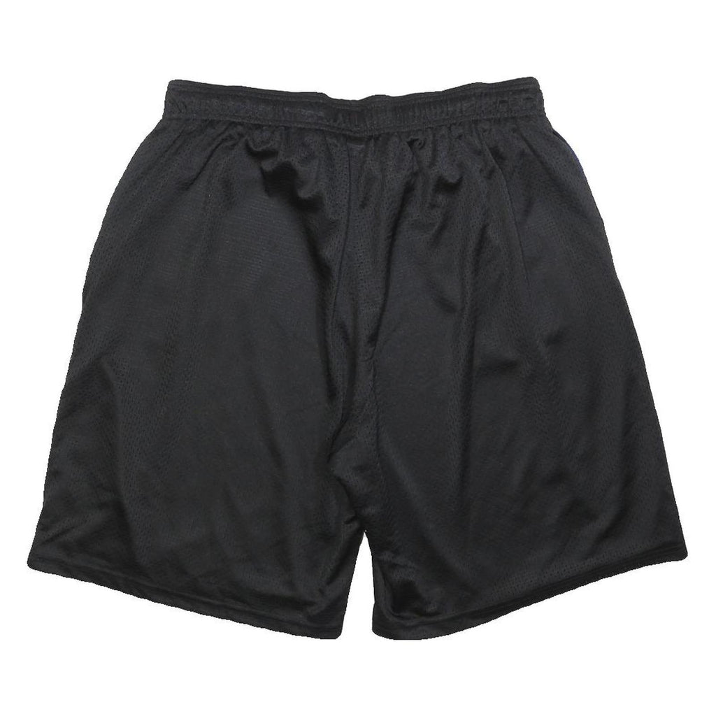 REEBOK Mens Black & Blue Sports Casual Polyester Shorts XL W34