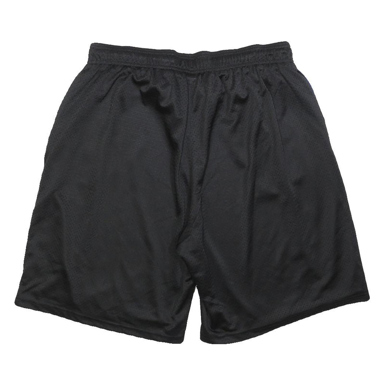 REEBOK Mens Black & Blue Sports Casual Polyester Shorts XL W34