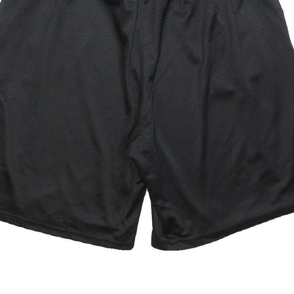 REEBOK Mens Black & Blue Sports Casual Polyester Shorts XL W34