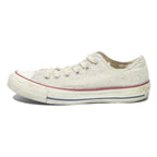 CONVERSE Womens Low Top Trainers Canvas White UK 4.5 Casual Comfortable Footwear