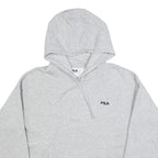 FILA Womens Grey Hoodie 2XL Cotton Blend Casual Pullover Sweatshirt