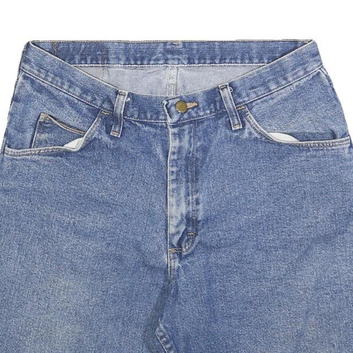 WRANGLER Mens Denim Blue Classic M W32 Cotton Blend Shorts