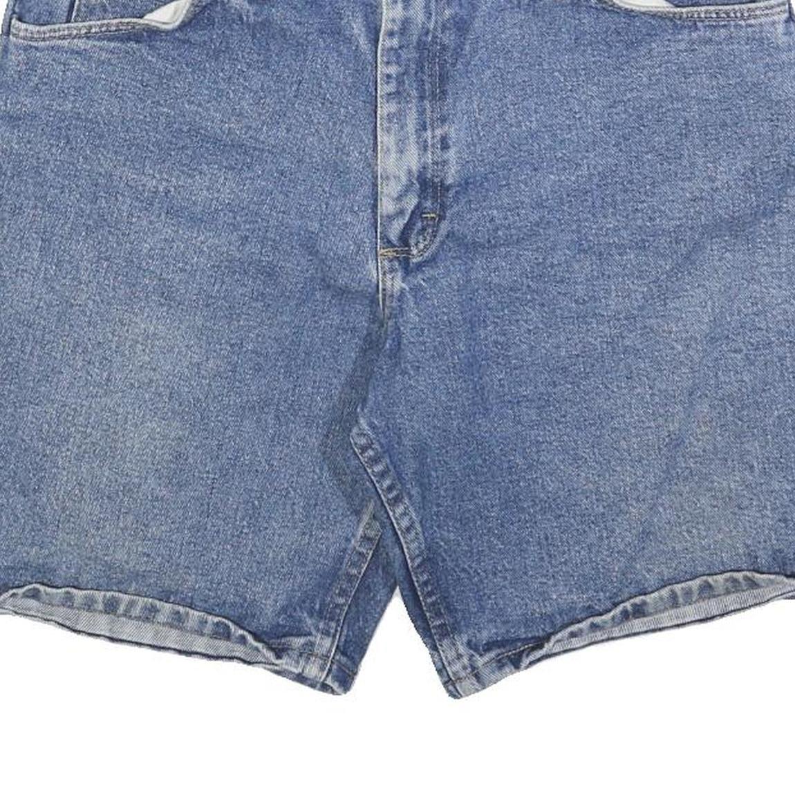 WRANGLER Mens Denim Blue Classic M W32 Cotton Blend Shorts