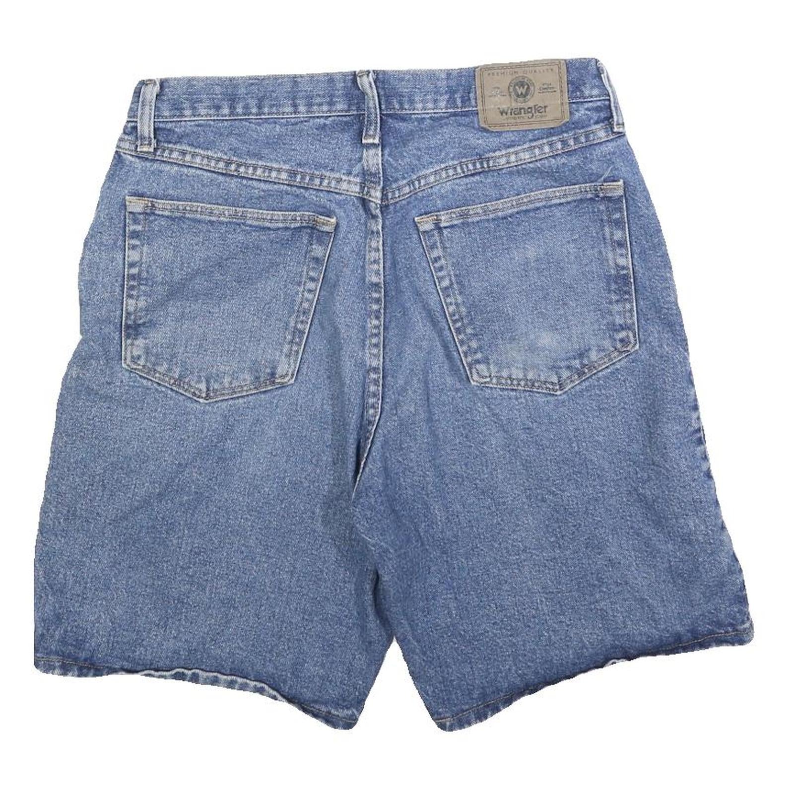 WRANGLER Mens Denim Blue Classic M W32 Cotton Blend Shorts