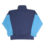 LEOPARD Mens Blue & Light Blue Track Jacket M Polyester Blend Colourblock