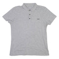 DKNY Mens Polo Shirt Grey M