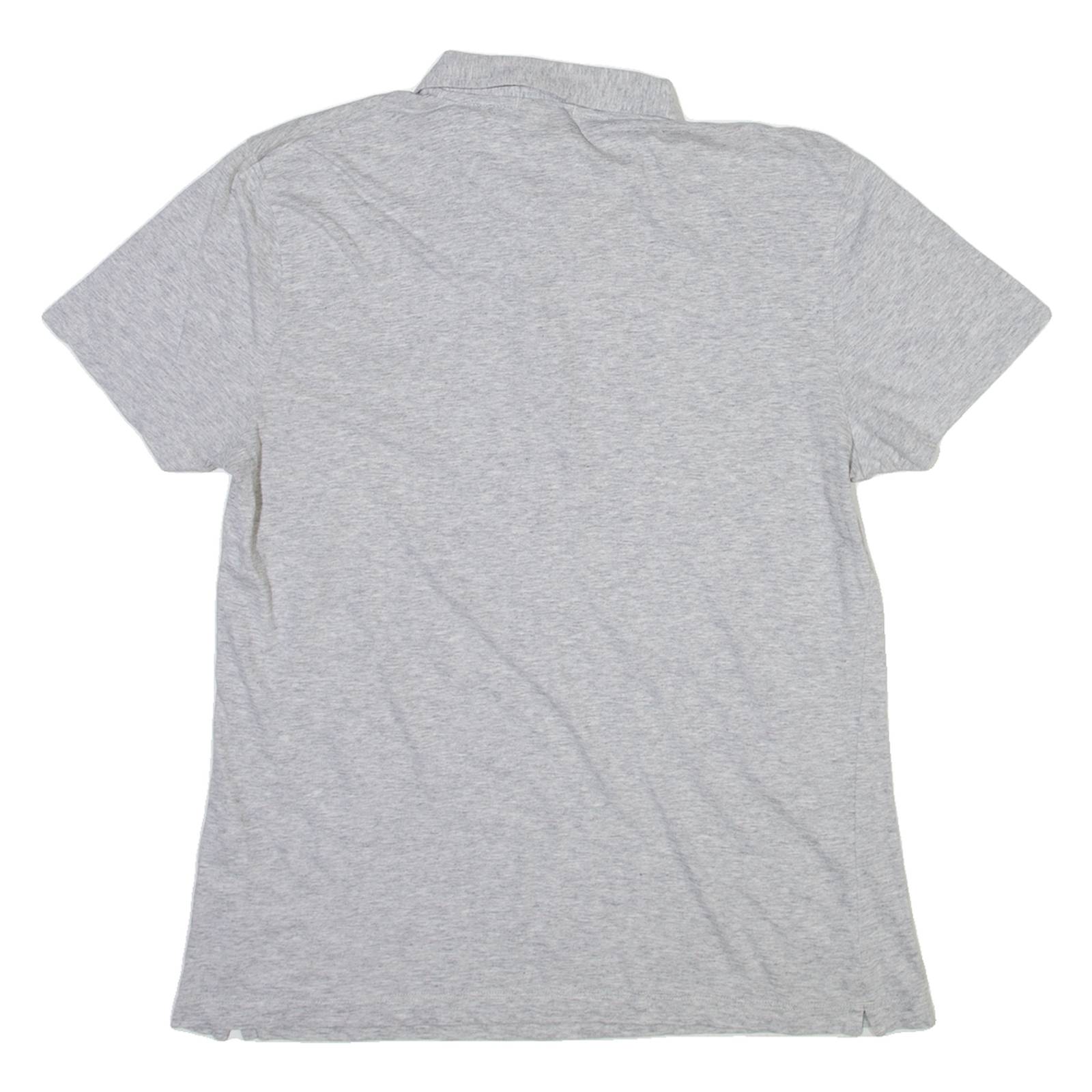 DKNY Mens Polo Shirt Grey M