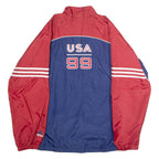 ADIDAS Fifa Women's World Cup USA 99 Mens Windbreaker Jacket Blue Nylon 90s USA L