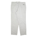 WARREN & PARKER Mens Cotton Blend Regular Straight Beige Trousers W40 L34 Casual
