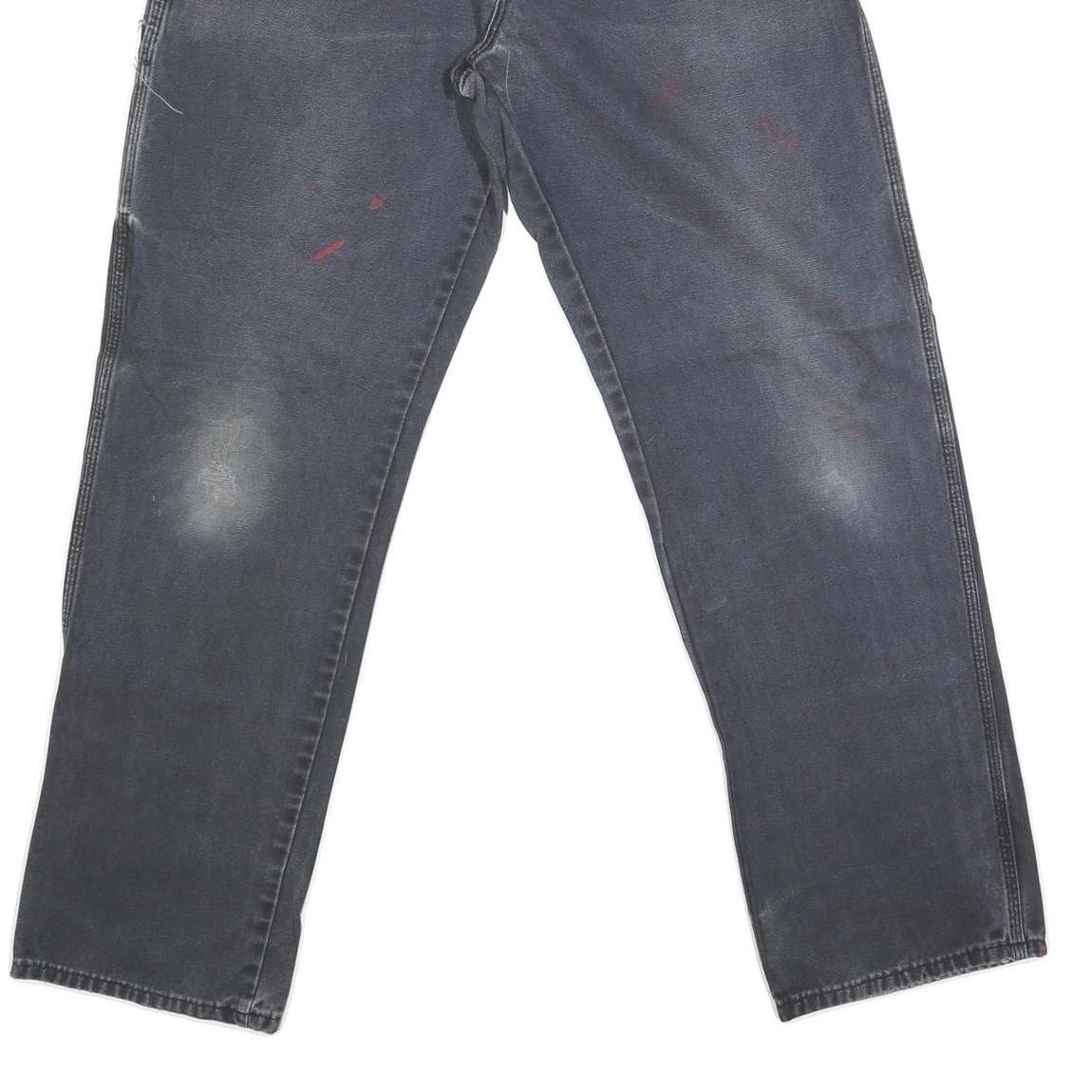 DICKIES Mens Jeans Blue Regular Straight Denim Medium W34 L33 Workwear