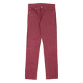 LEVI'S 511 Jeans Mens Red Slim Straight W28 L32