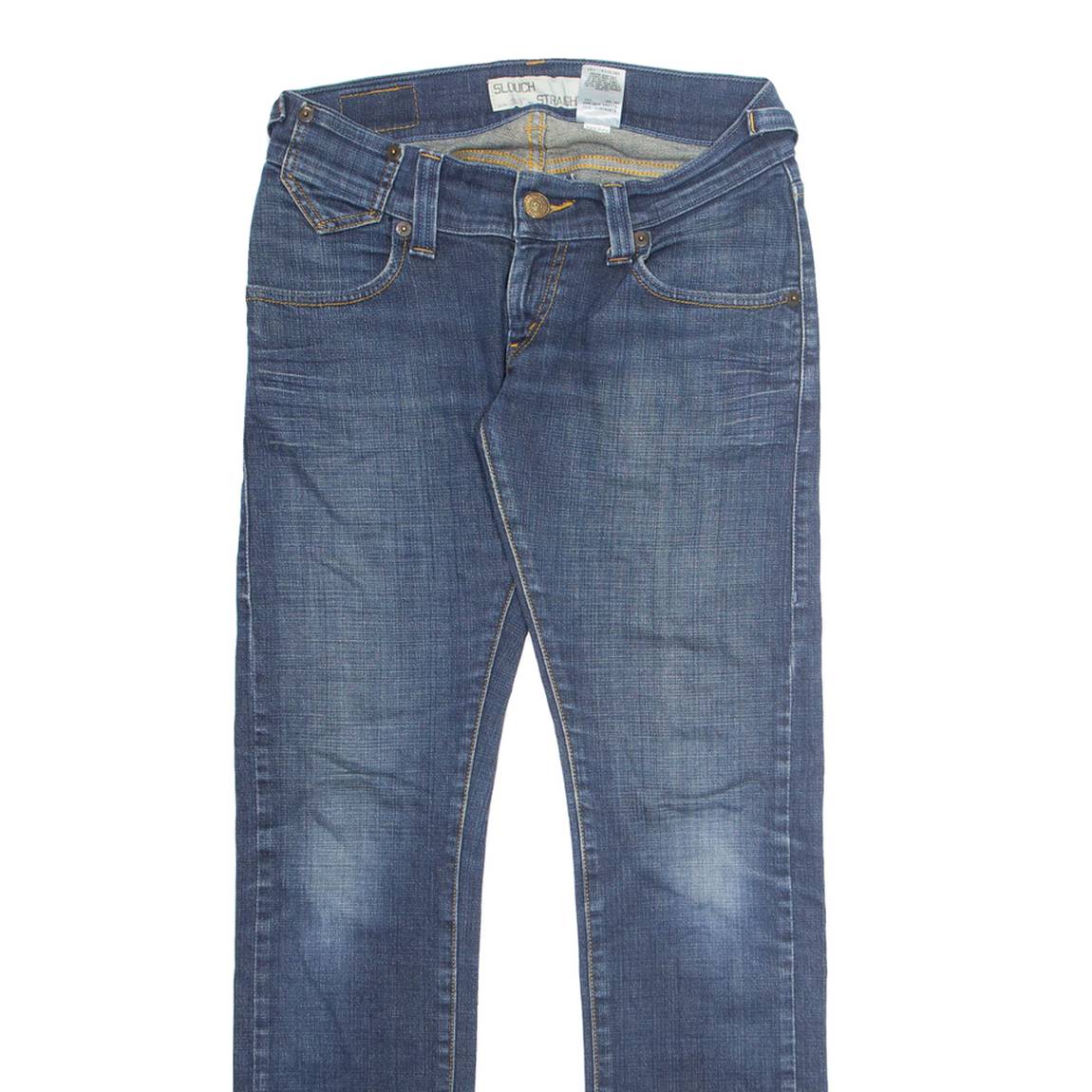 LEVI'S Womens Jeans Blue Regular Tapered Stone Wash W28 L31