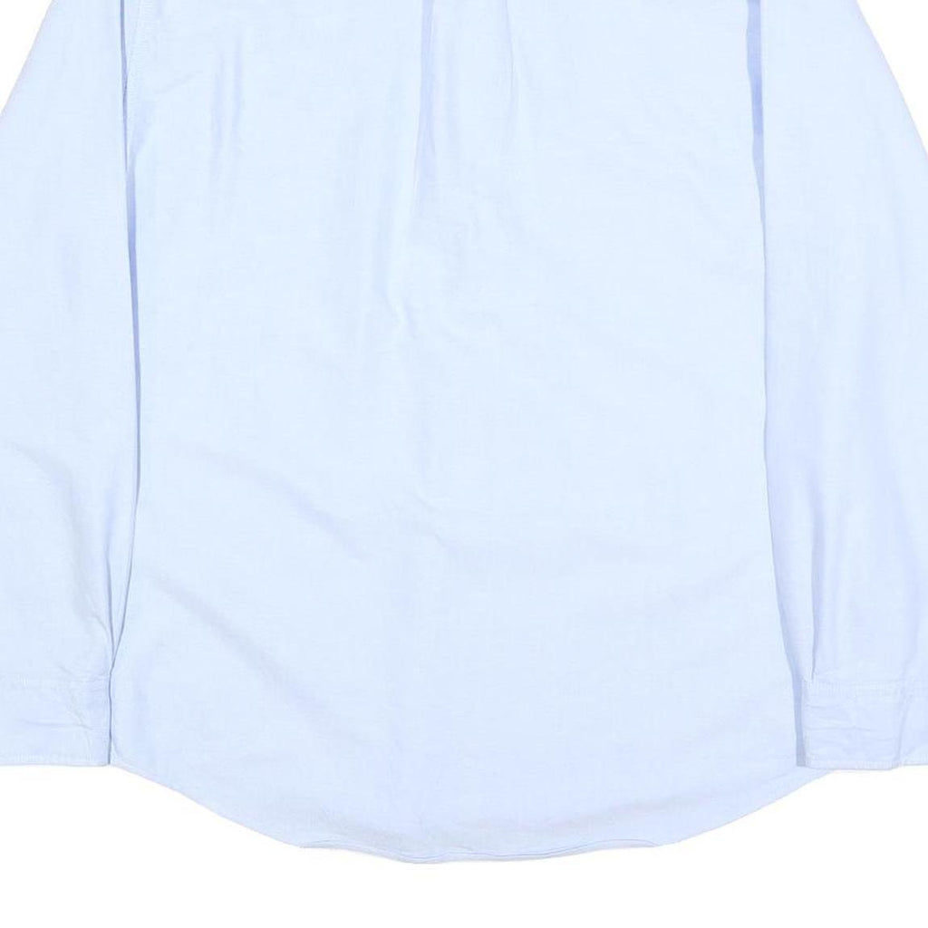 TOMMY HILFIGER Mens Blue Classic Fit Shirt M Cotton Button Collar Pocket