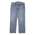 LEVI'S 501 Mens Jeans Blue Regular Straight Denim Medium W32 L27 Classic Button