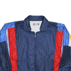 SERGIO TACCHINI Mens Blue & Red Colourblock Jacket L Polyamide Zip Track
