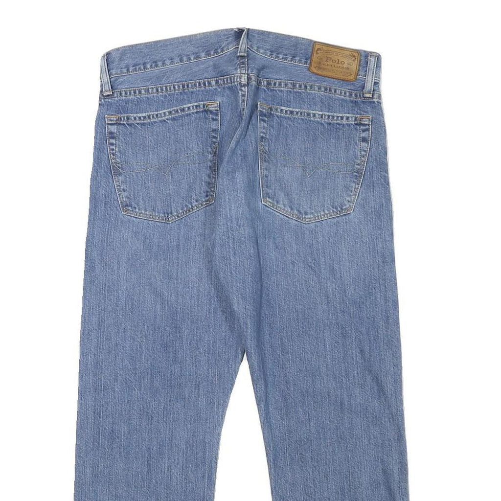 POLO RALPH LAUREN Mens Jeans Blue Regular Straight Denim Medium W32 L26 Classic