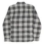 CARHARTT Mens Grey & White Plaid Shirt L Workwear Casual Cotton Long Sleeve
