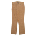 TOMMY HILFIGER Womens Corduroy Trousers Beige Slim Straight W29 L31