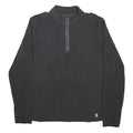CARHARTT Womens Grey 1/4 Zip Pullover Long Sleeve 2XL Relaxed Fit Casual
