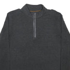 CARHARTT Womens Grey 1/4 Zip Pullover Long Sleeve 2XL Relaxed Fit Casual
