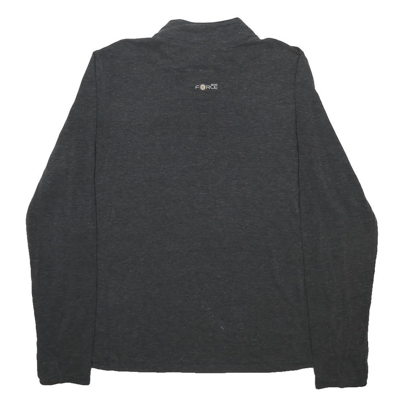 CARHARTT Womens Grey 1/4 Zip Pullover Long Sleeve 2XL Relaxed Fit Casual