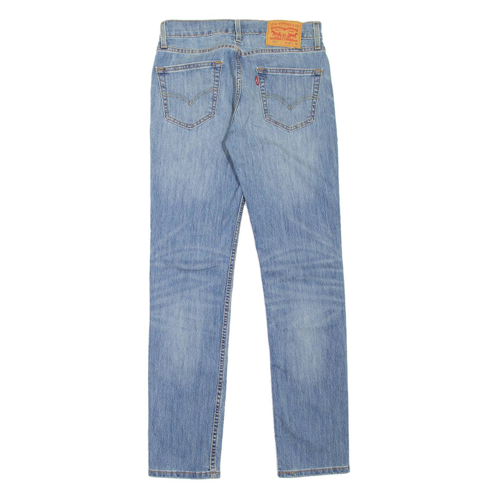 LEVI'S 511 Jeans Mens Blue Slim Straight Stone Wash W29 L32