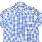JACK WOLFSKIN Womens Blue & White Check Shirt L Cotton Blend Outdoor Casual