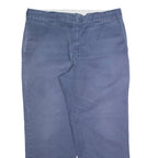 DICKIES Workwear Mens Trousers Blue Regular Straight W36 L28