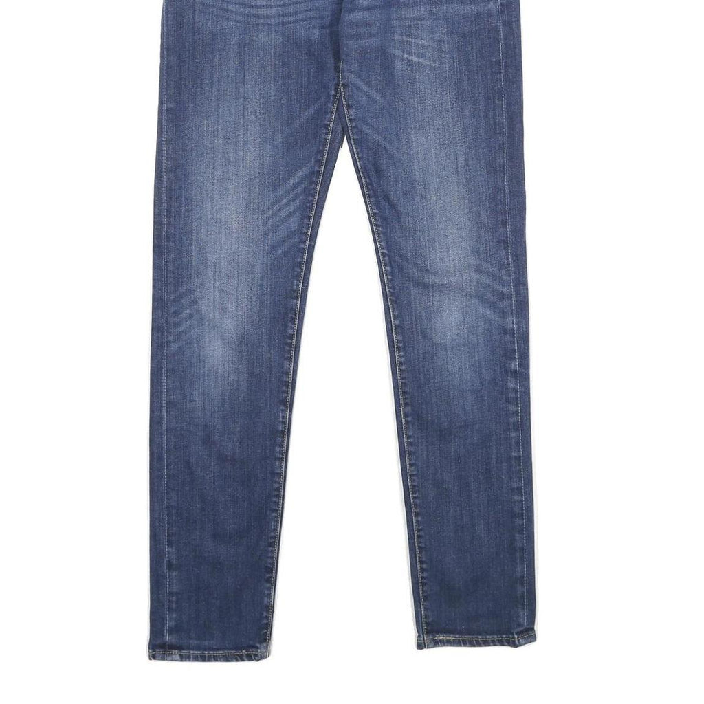 LEVI'S 512 BIG E Mens Jeans Blue Slim Skinny Denim Medium W31 L34 Zip Closure