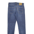 LEVI'S 512 BIG E Mens Jeans Blue Slim Skinny Denim Medium W31 L34 Zip Closure