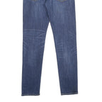 LEVI'S 512 BIG E Mens Jeans Blue Slim Skinny Denim Medium W31 L34 Zip Closure