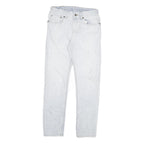 DICKIES Mens Slim Light Blue Denim Jeans Cotton Blend W30 L30 Zip Pocket